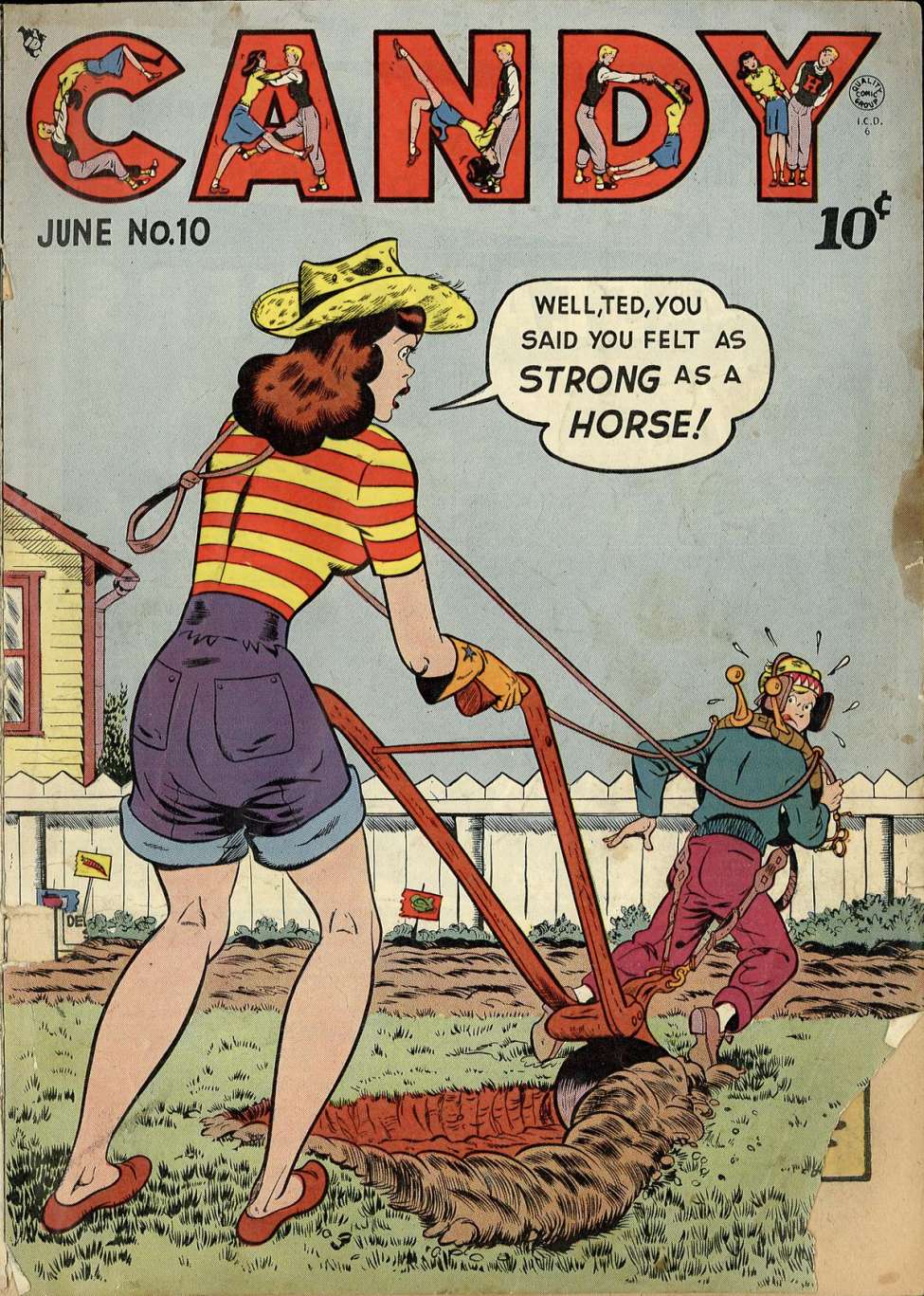 Comic Book Cover For Candy 10