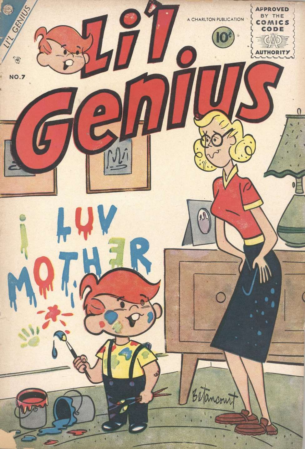 Comic Book Cover For Li'l Genius 7
