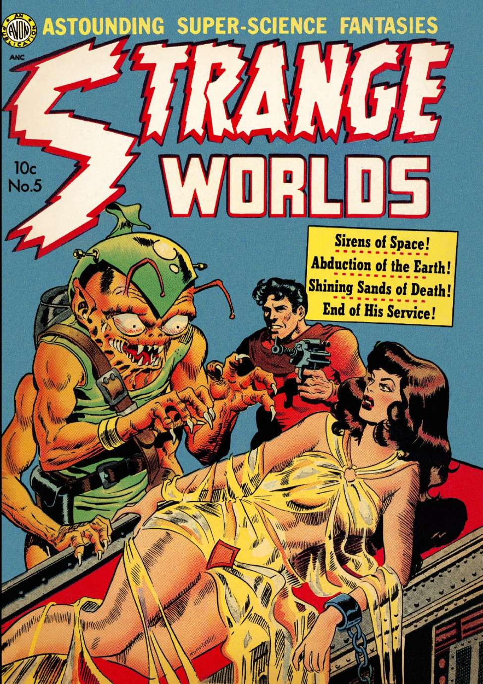 Comic Book Cover For Strange Worlds 5