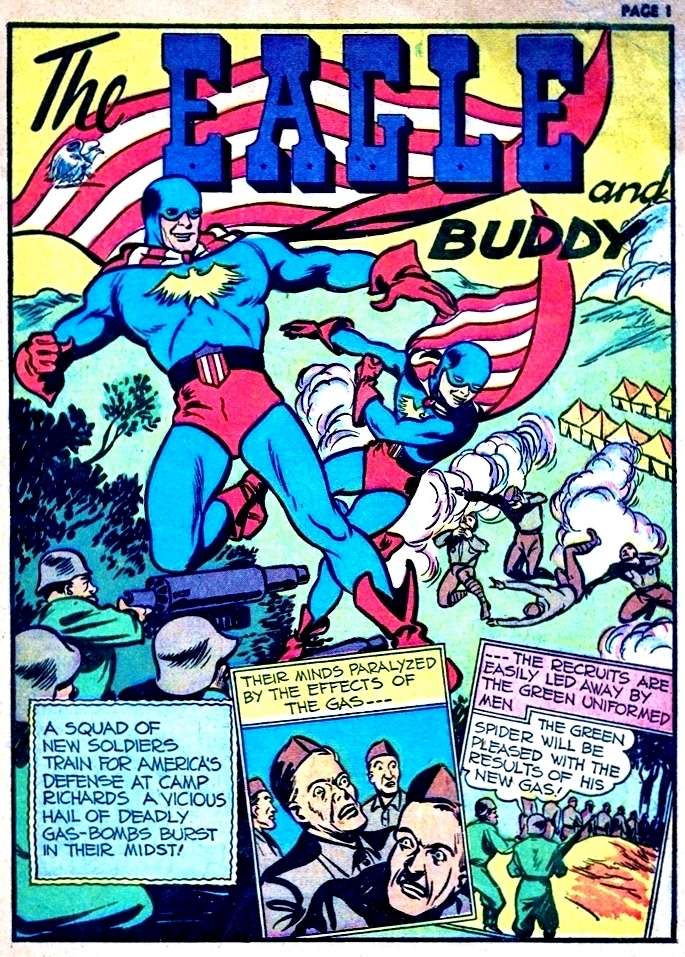 Comic Book Cover For The Eagle and Buddy Compilation Part 3
