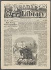 Cover For Beadle's Half Dime Library 43 - Dick Darling, the Pony Express Rider