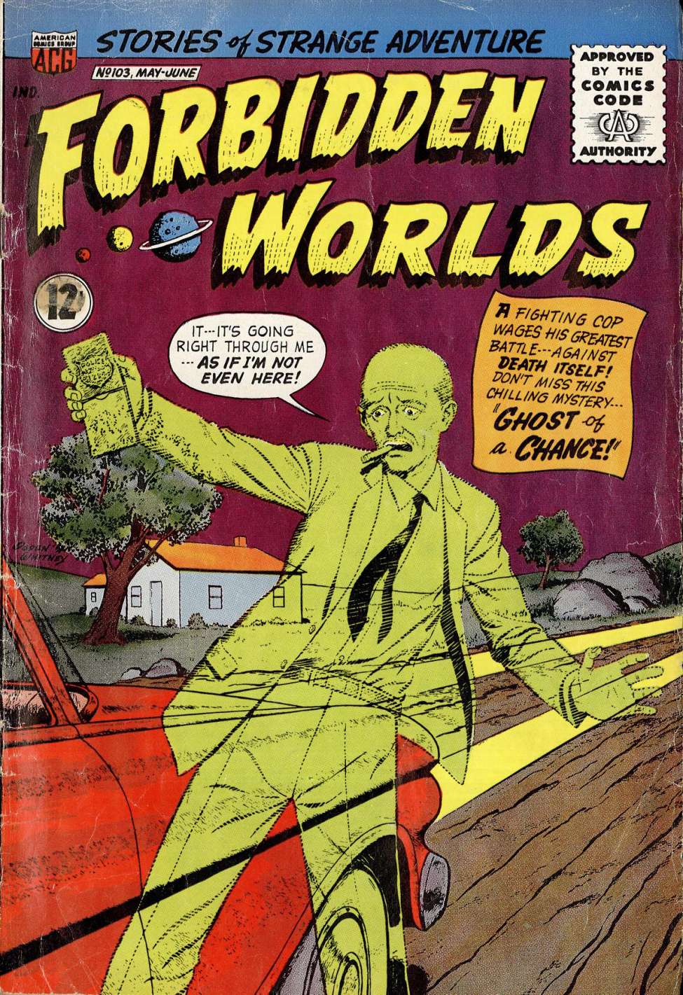 Comic Book Cover For Forbidden Worlds 103