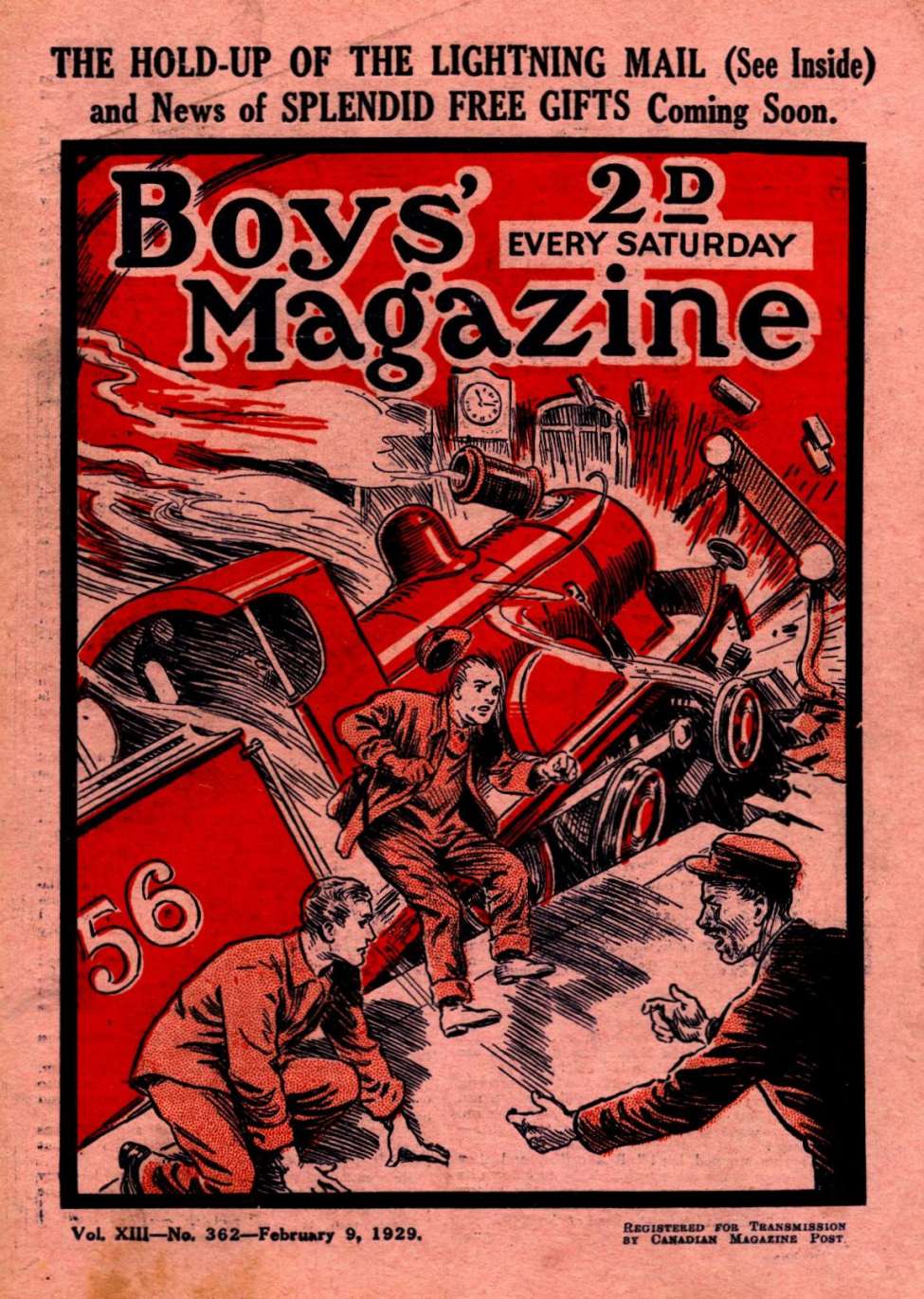 Book Cover For Boys' Magazine 362
