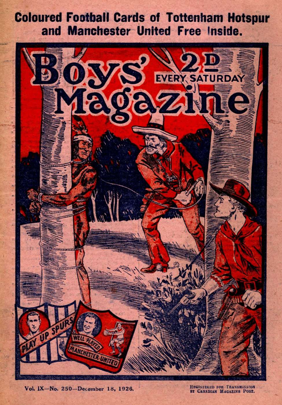 Comic Book Cover For Boys' Magazine 250