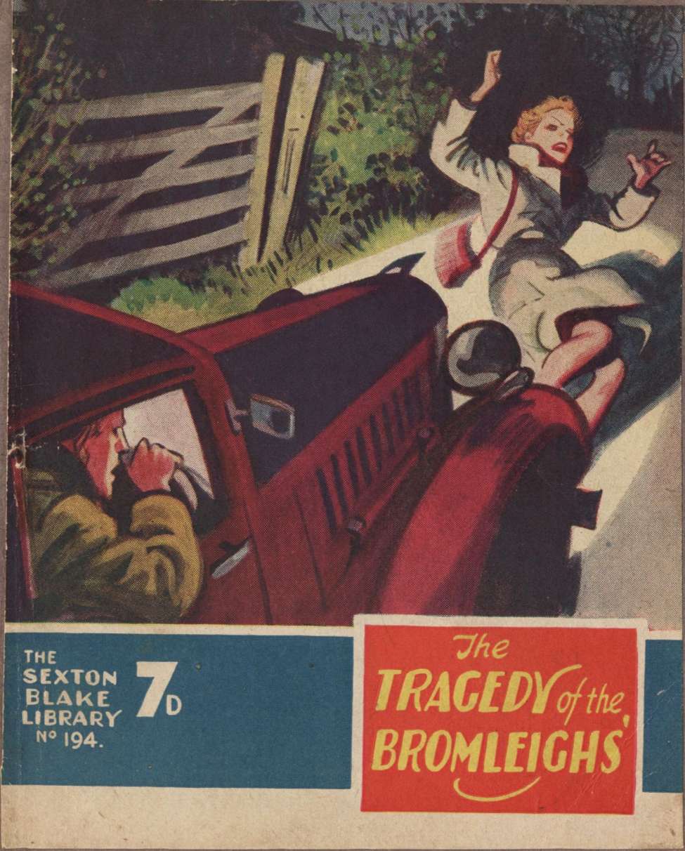 Book Cover For Sexton Blake Library S3 194 - The Tragedy of the Bromleighs