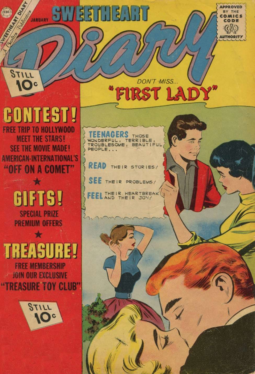Comic Book Cover For Sweetheart Diary 62