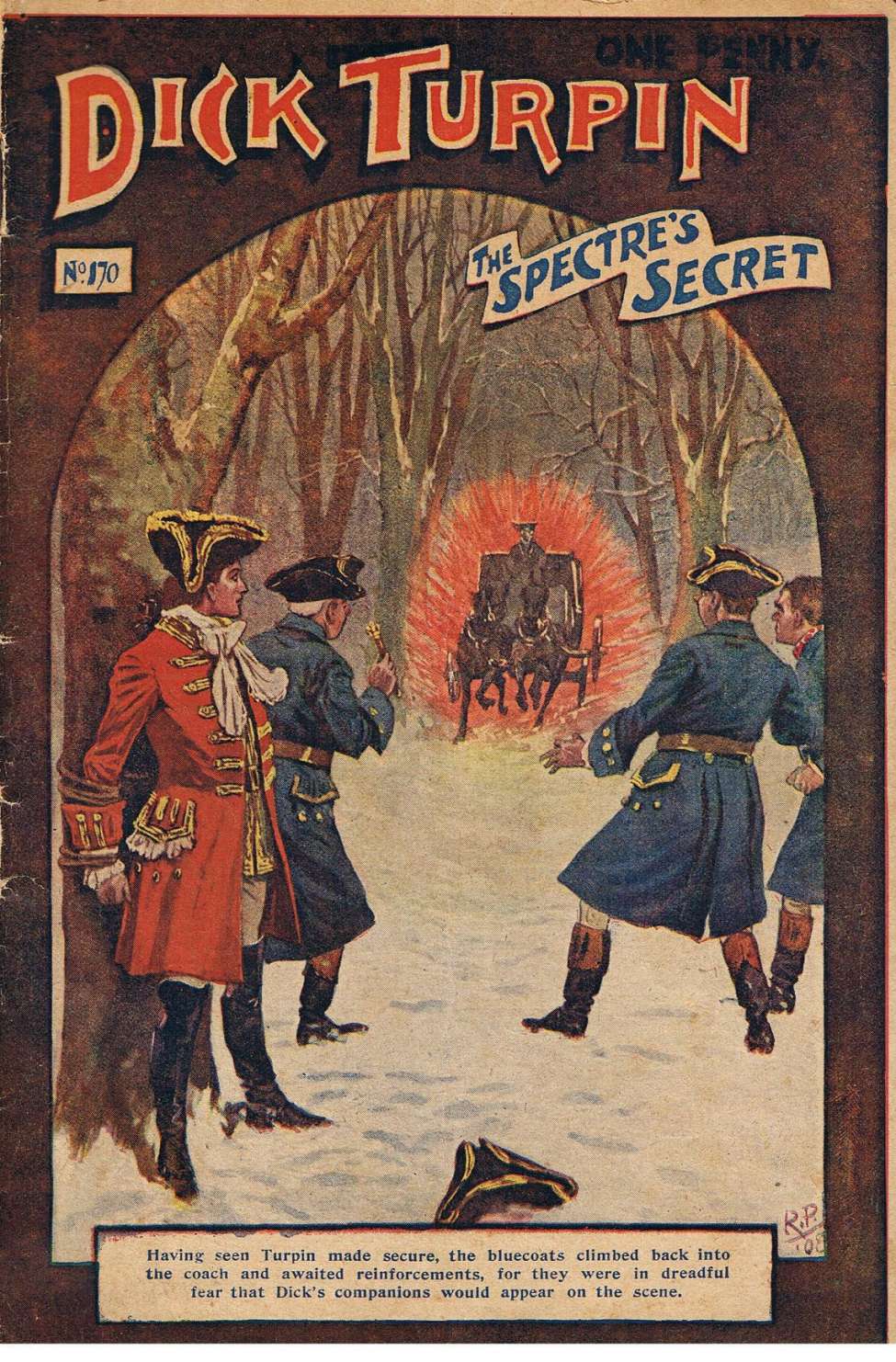 Book Cover For Dick Turpin 170 - The Spectre's Secret
