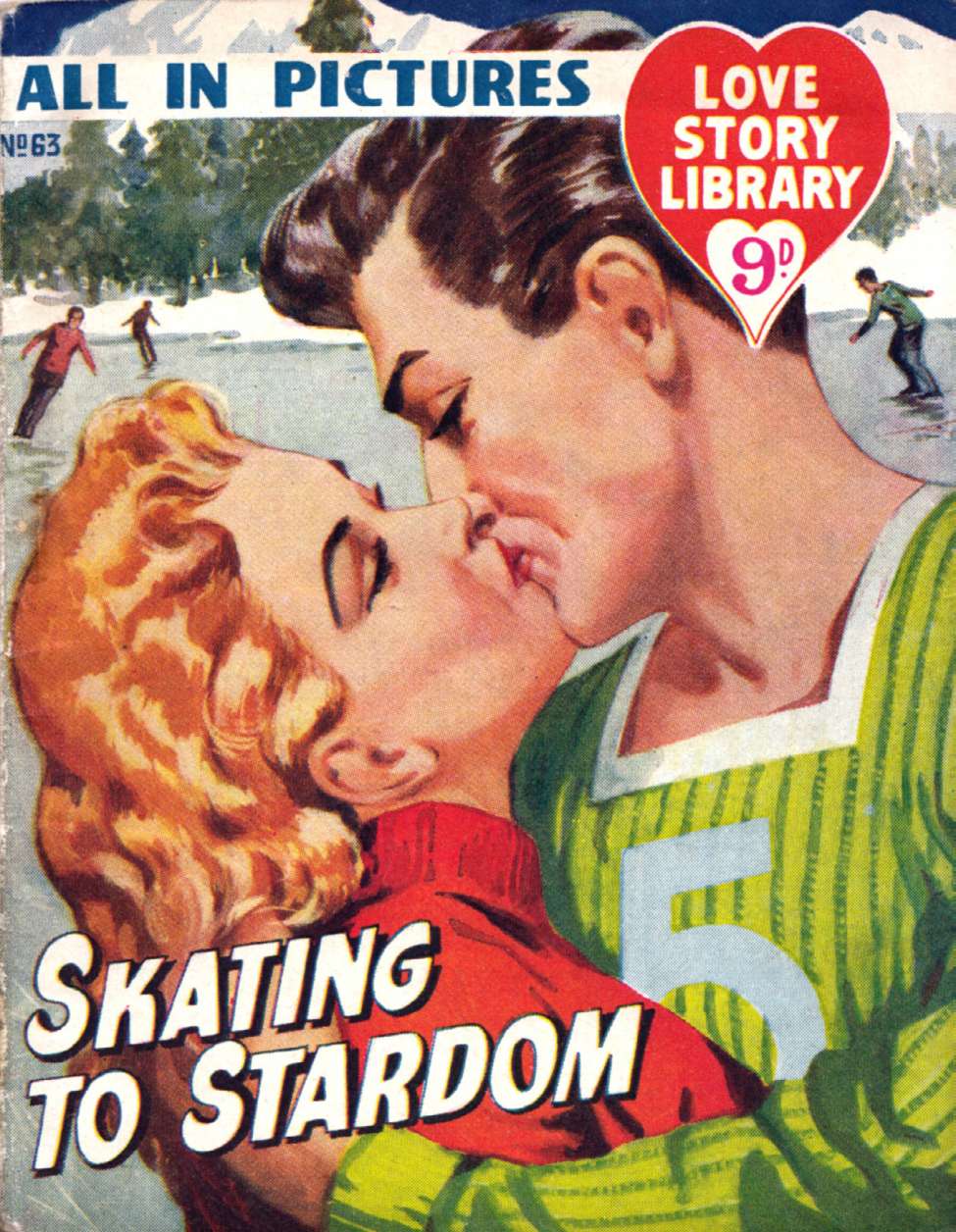 Book Cover For Love Story Picture Library 63 - Skating to Stardom