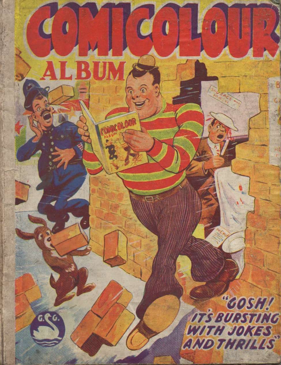 Comic Book Cover For Comicolour Album 1953 Annual