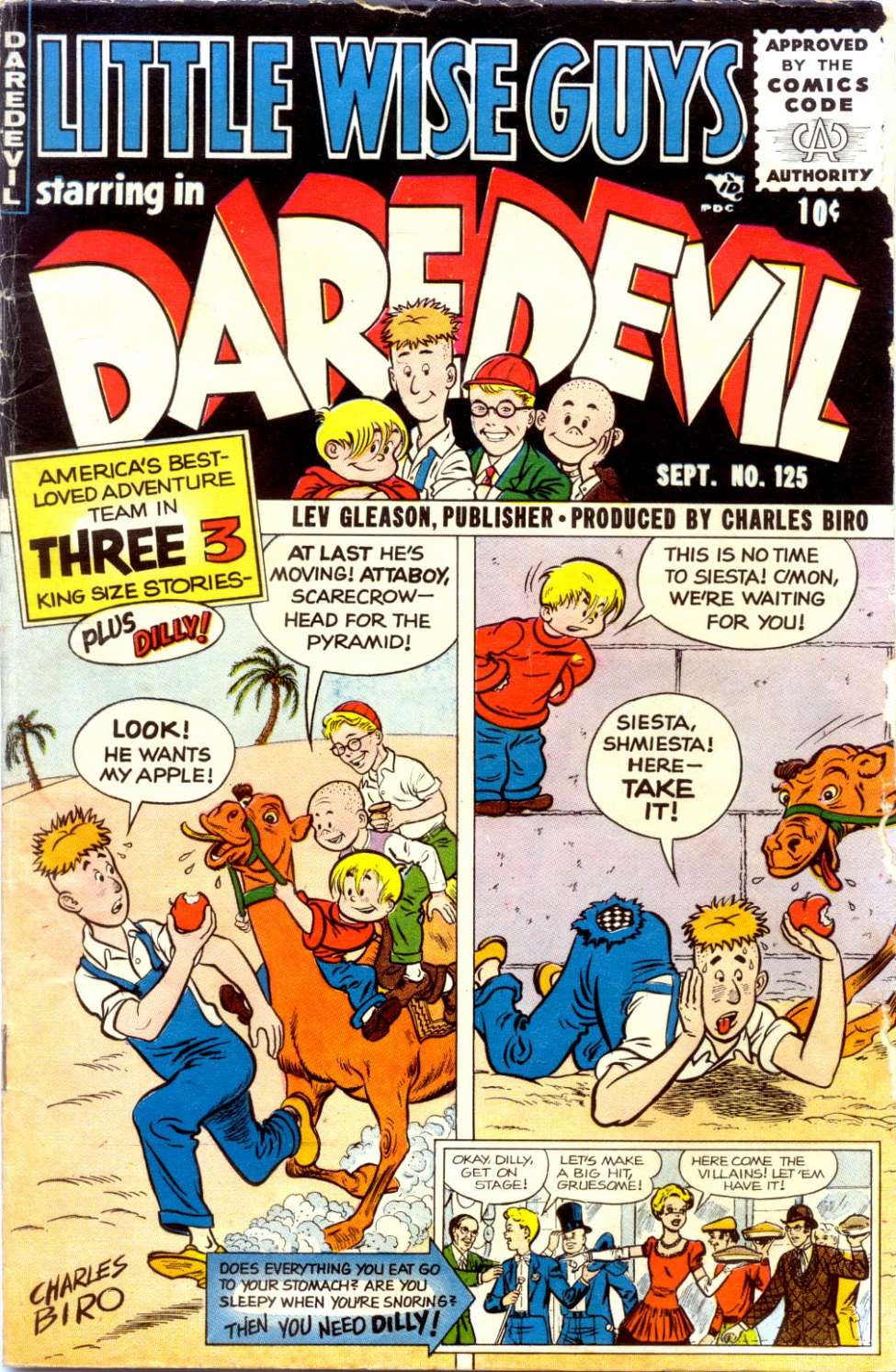 Comic Book Cover For Daredevil Comics 125