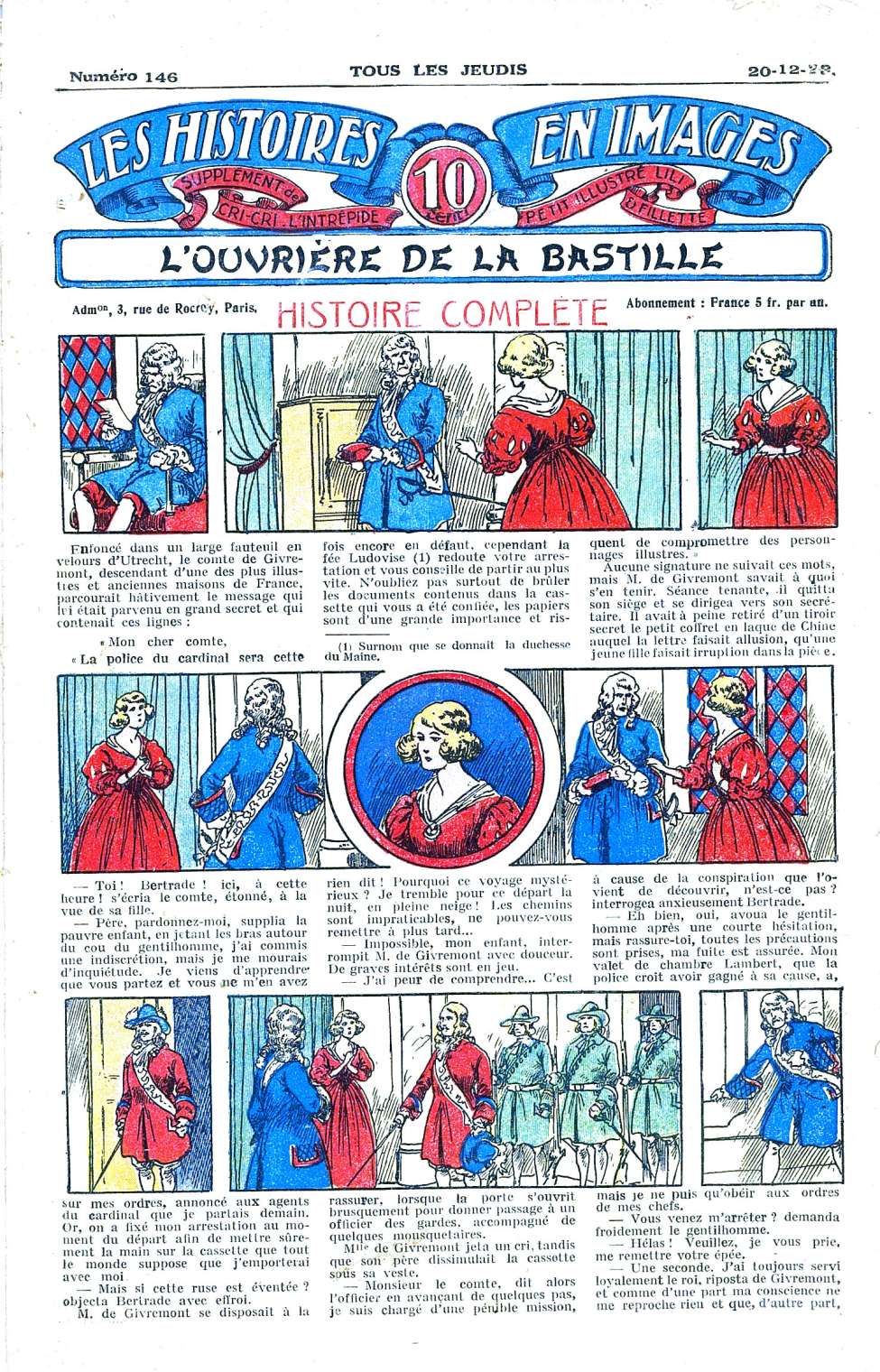 Book Cover For Les Histoires en Images 146 - L`Ouvrière de la Bastille