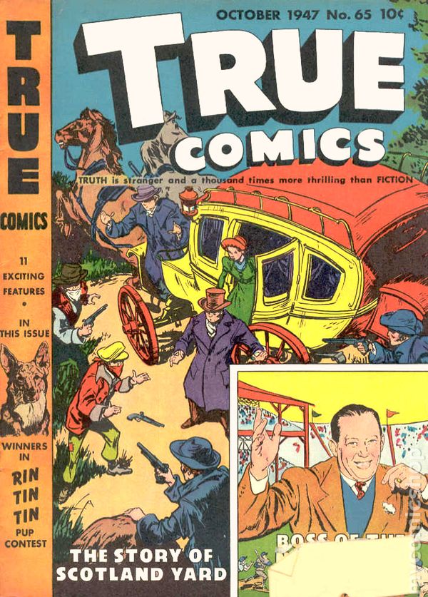 Comic Book Cover For True Comics 65