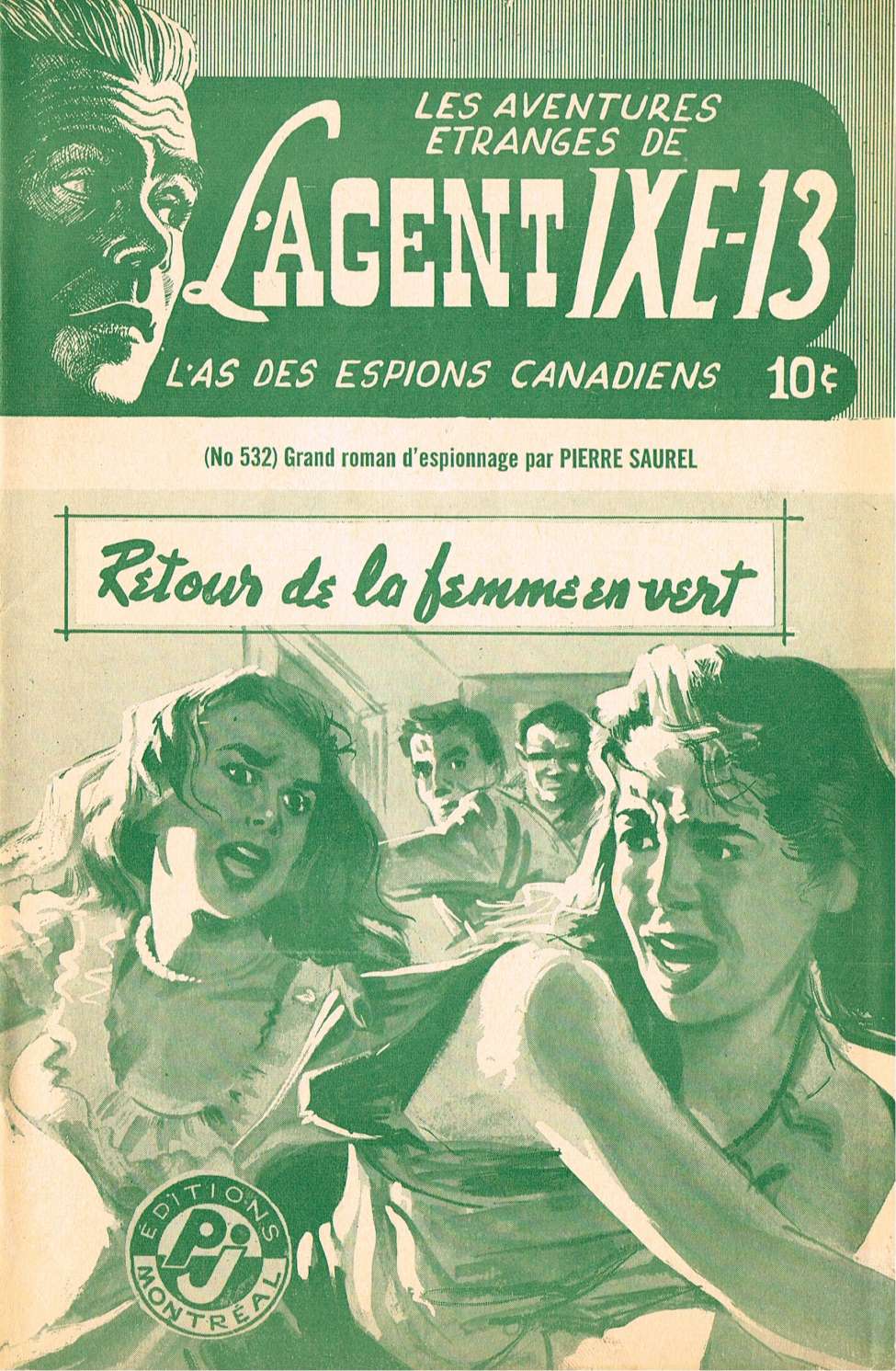 Book Cover For L'Agent IXE-13 v2 532 - Retour de la femme en vert