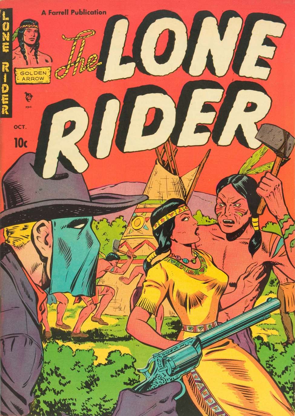Comic Book Cover For The Lone Rider 4 - Version 2