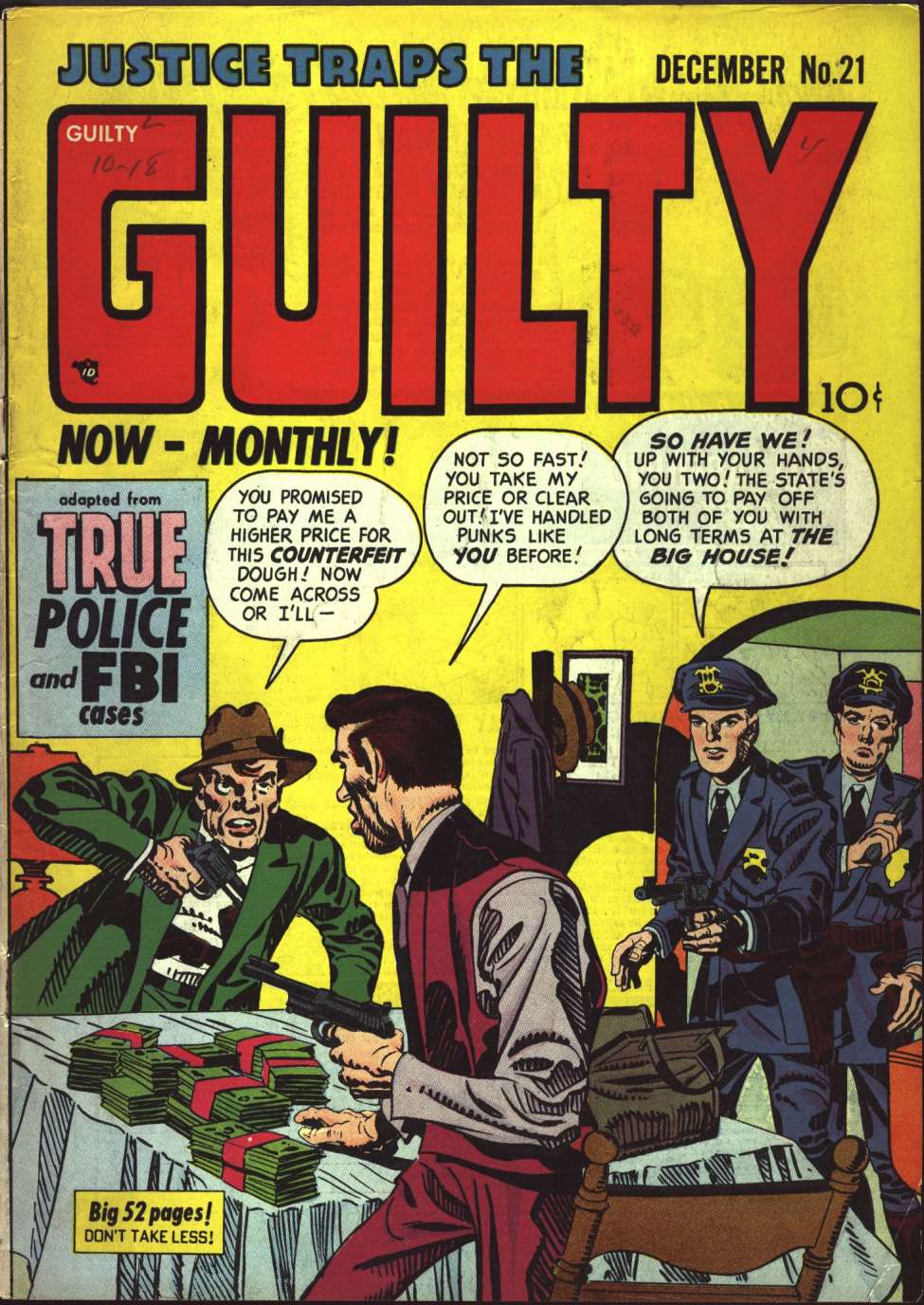 Comic Book Cover For Justice Traps the Guilty 21