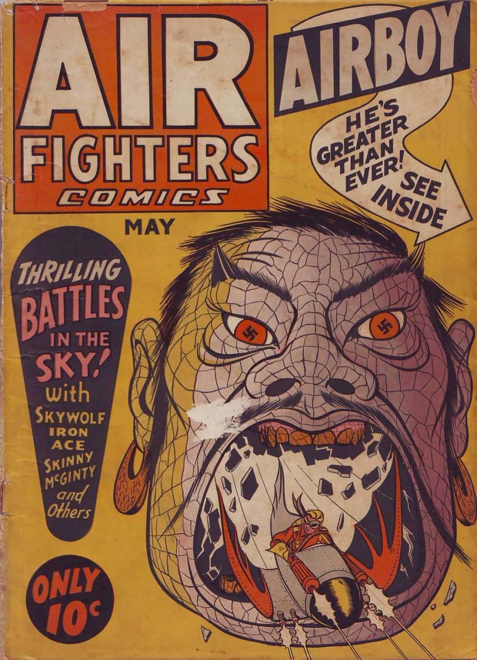 Comic Book Cover For Air Fighters Comics v1 8 - Version 1