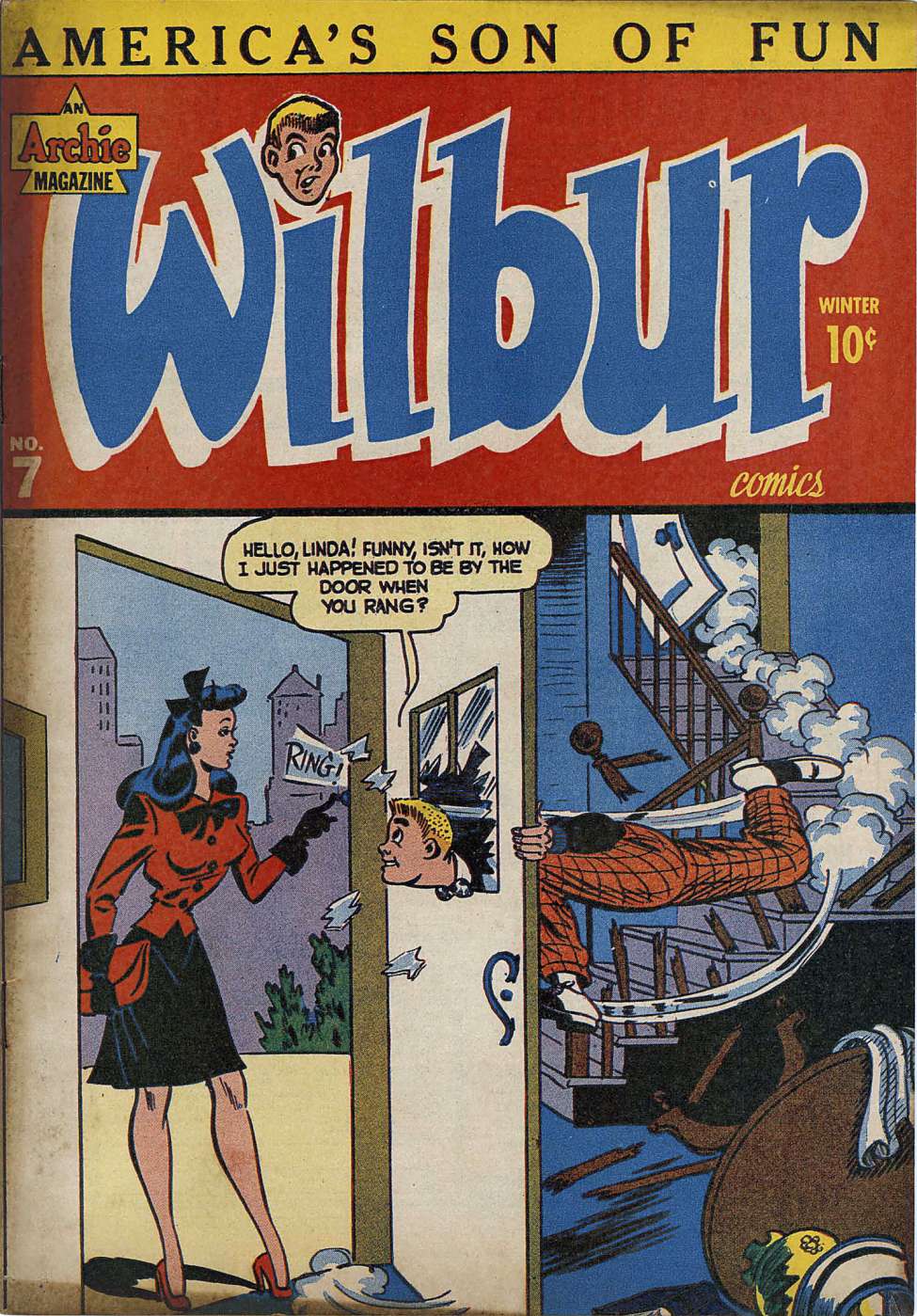 Comic Book Cover For Wilbur Comics 7
