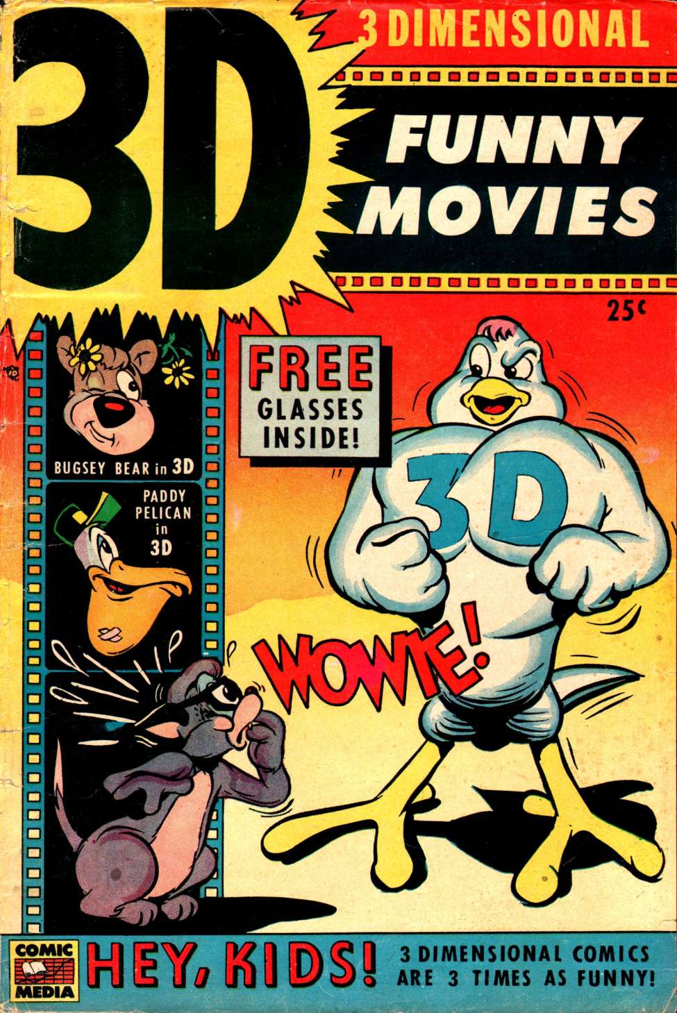Comic Book Cover For 3D Funny Movies 1