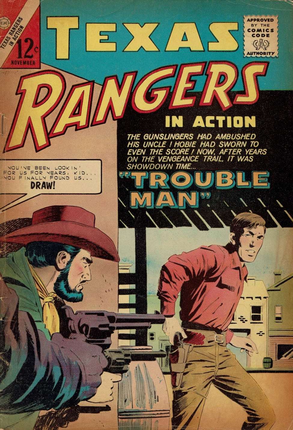Comic Book Cover For Texas Rangers in Action 42