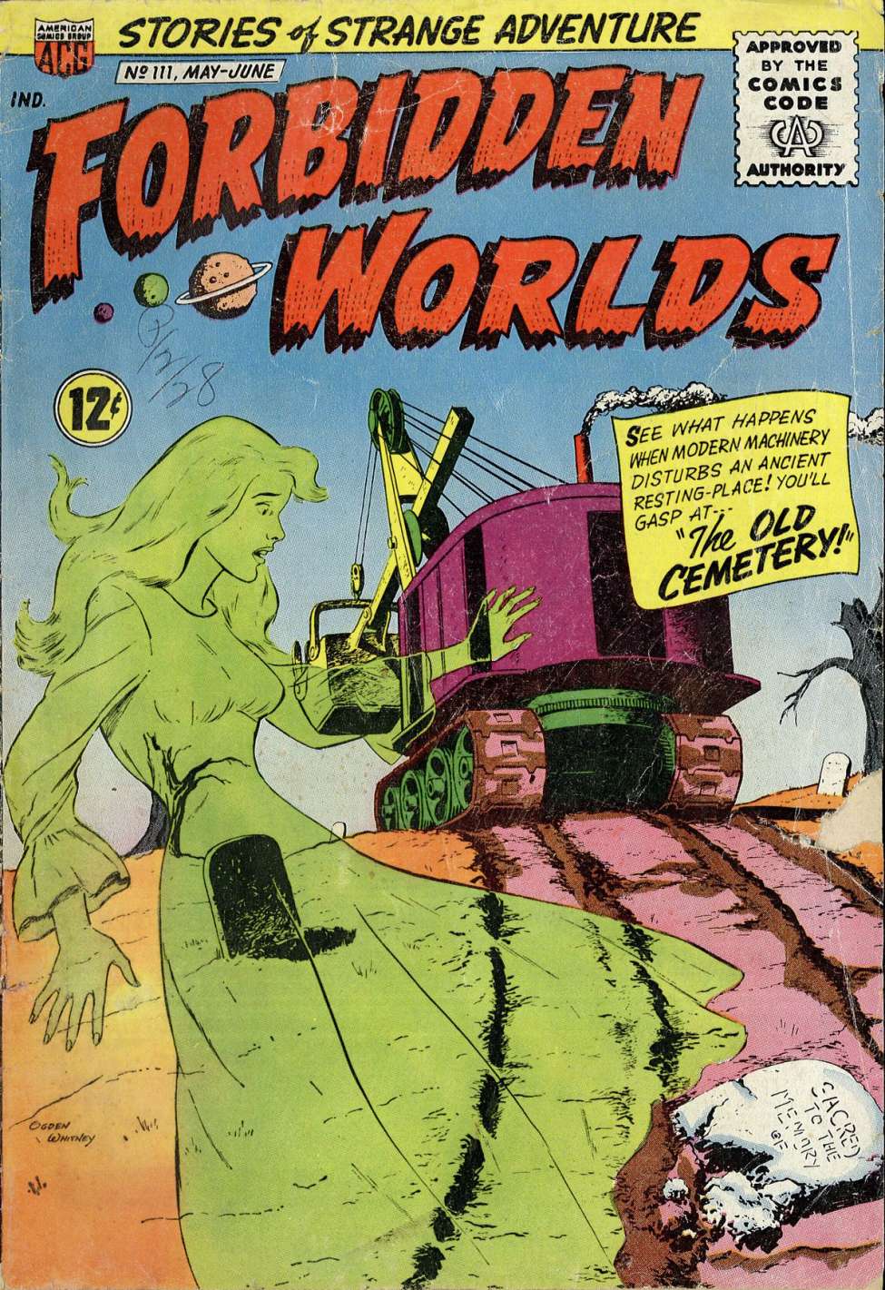 Comic Book Cover For Forbidden Worlds 111