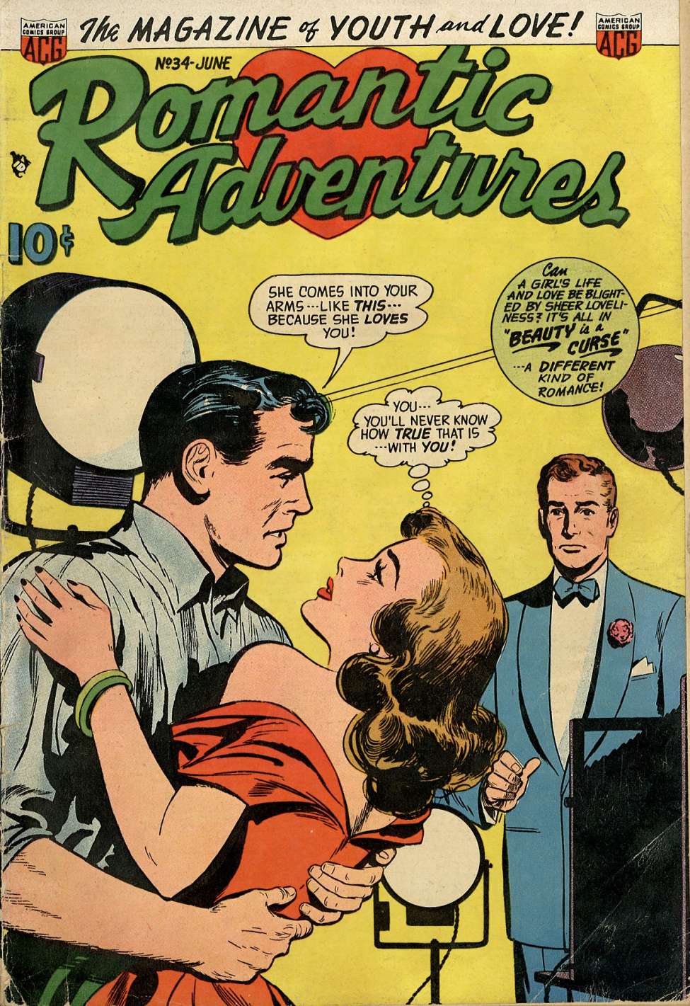 Comic Book Cover For Romantic Adventures 34