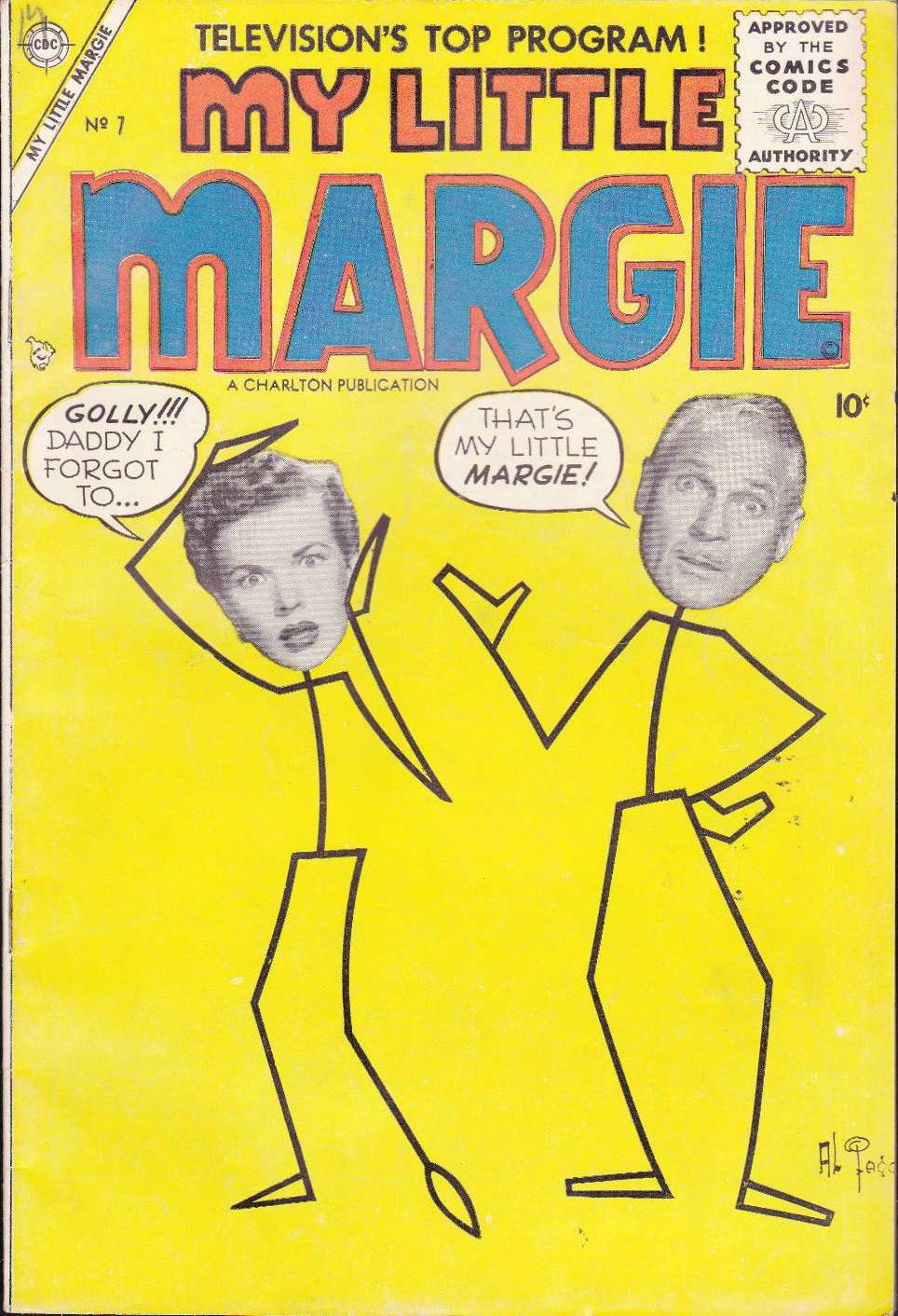 Comic Book Cover For My Little Margie 7