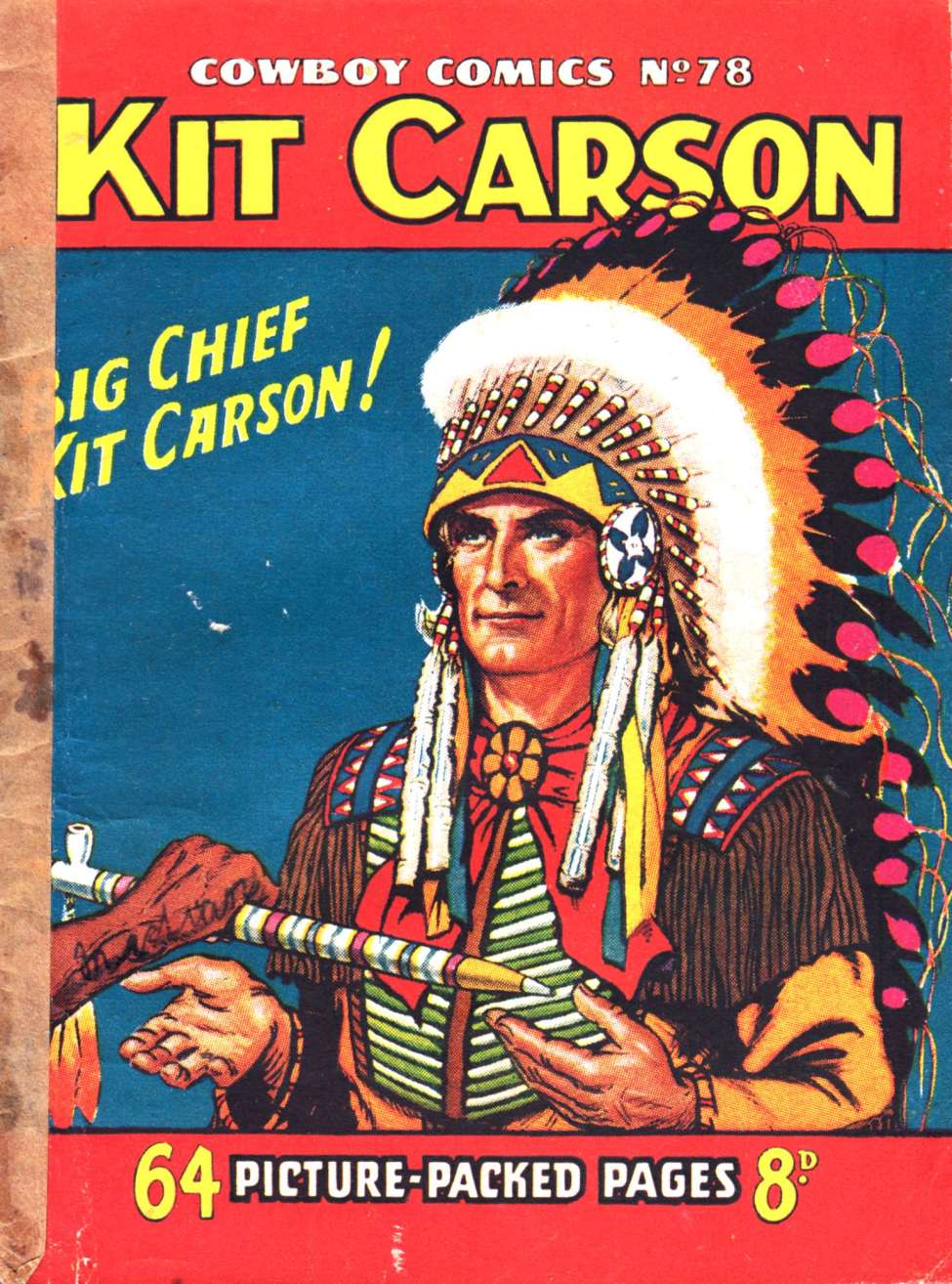 Book Cover For Cowboy Comics 78 - Kit Carson