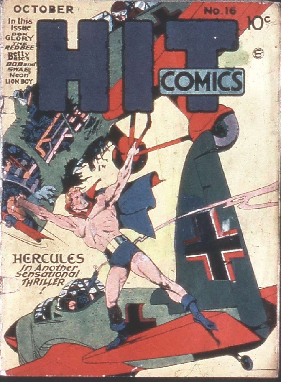 Comic Book Cover For Hit Comics 16 (fiche)