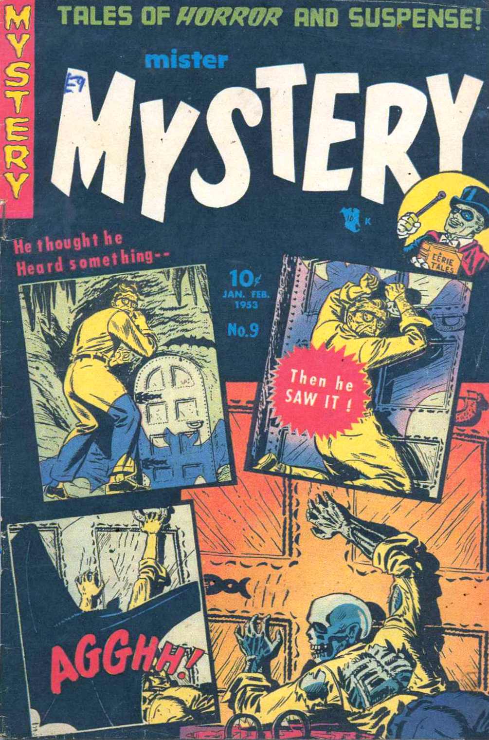 Comic Book Cover For Mister Mystery 9