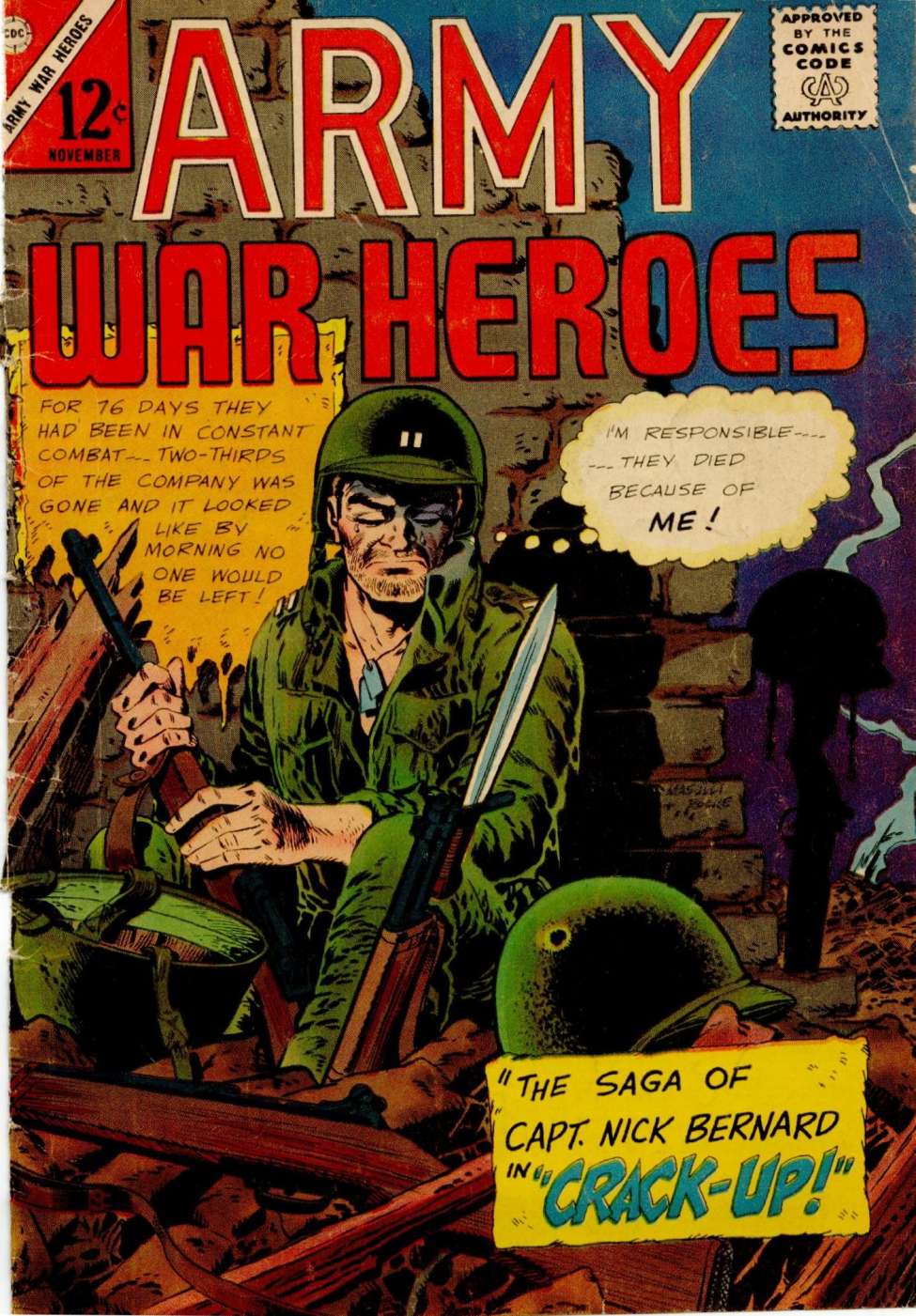 Comic Book Cover For Army War Heroes 11