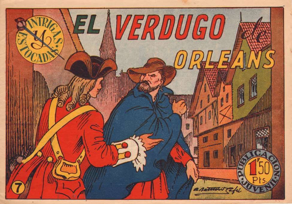 Comic Book Cover For Intrigas y Estocadas 7 - El Verdugo de Orleans
