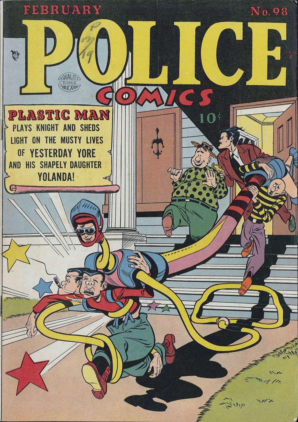 Book Cover For Police Comics 98