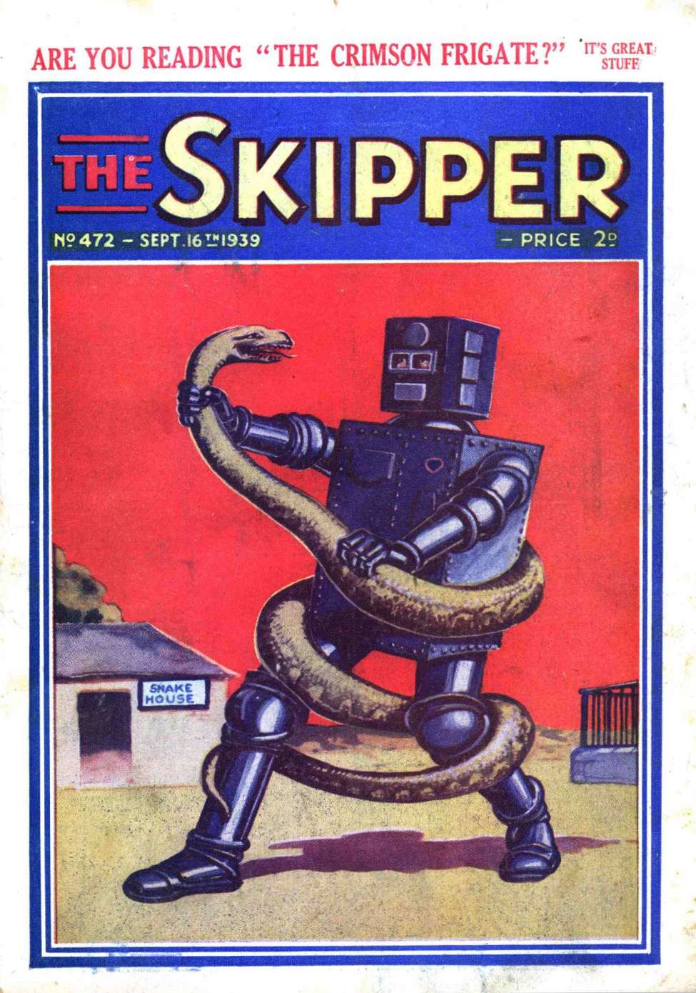 Comic Book Cover For The Skipper 472