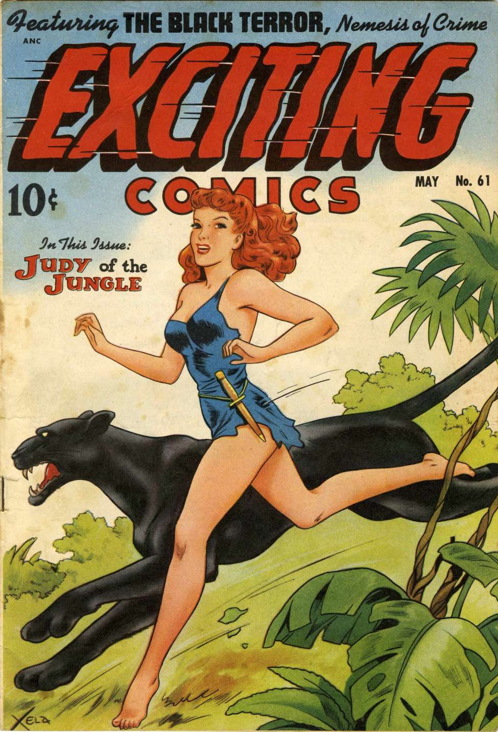 Book Cover For Exciting Comics 61 - Version 2
