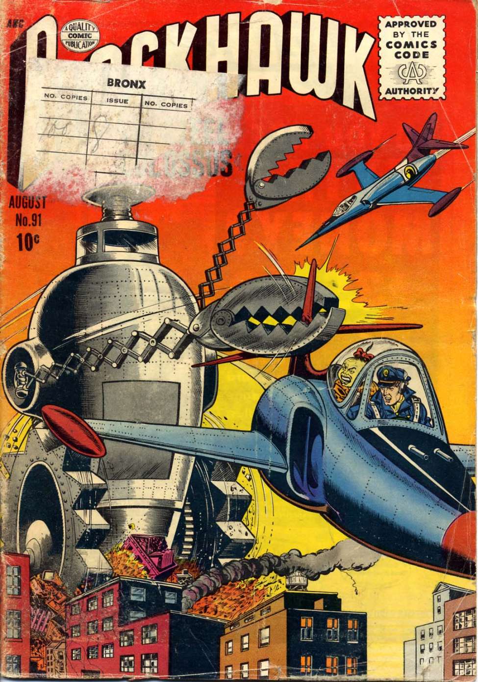 Comic Book Cover For Blackhawk 91 - Version 1