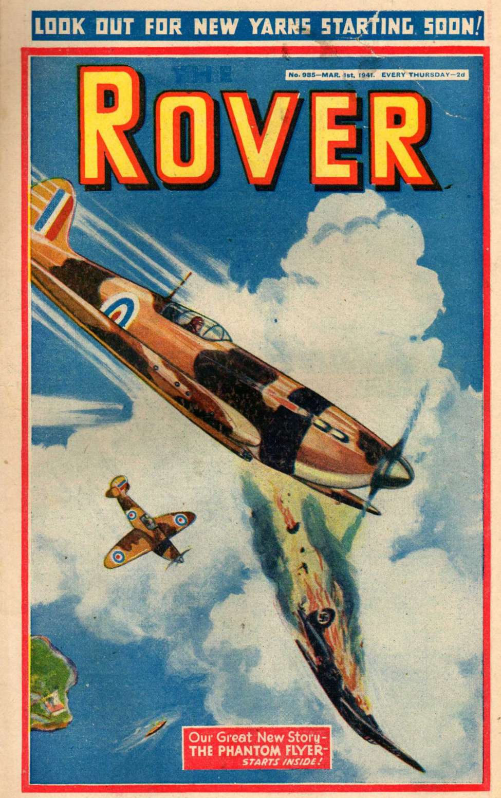 Comic Book Cover For The Rover 985