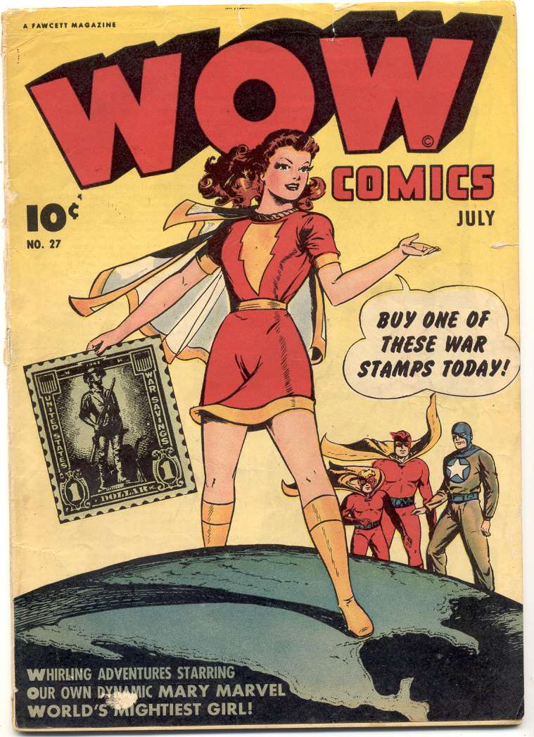 Comic Book Cover For Wow Comics 27 - Version 1