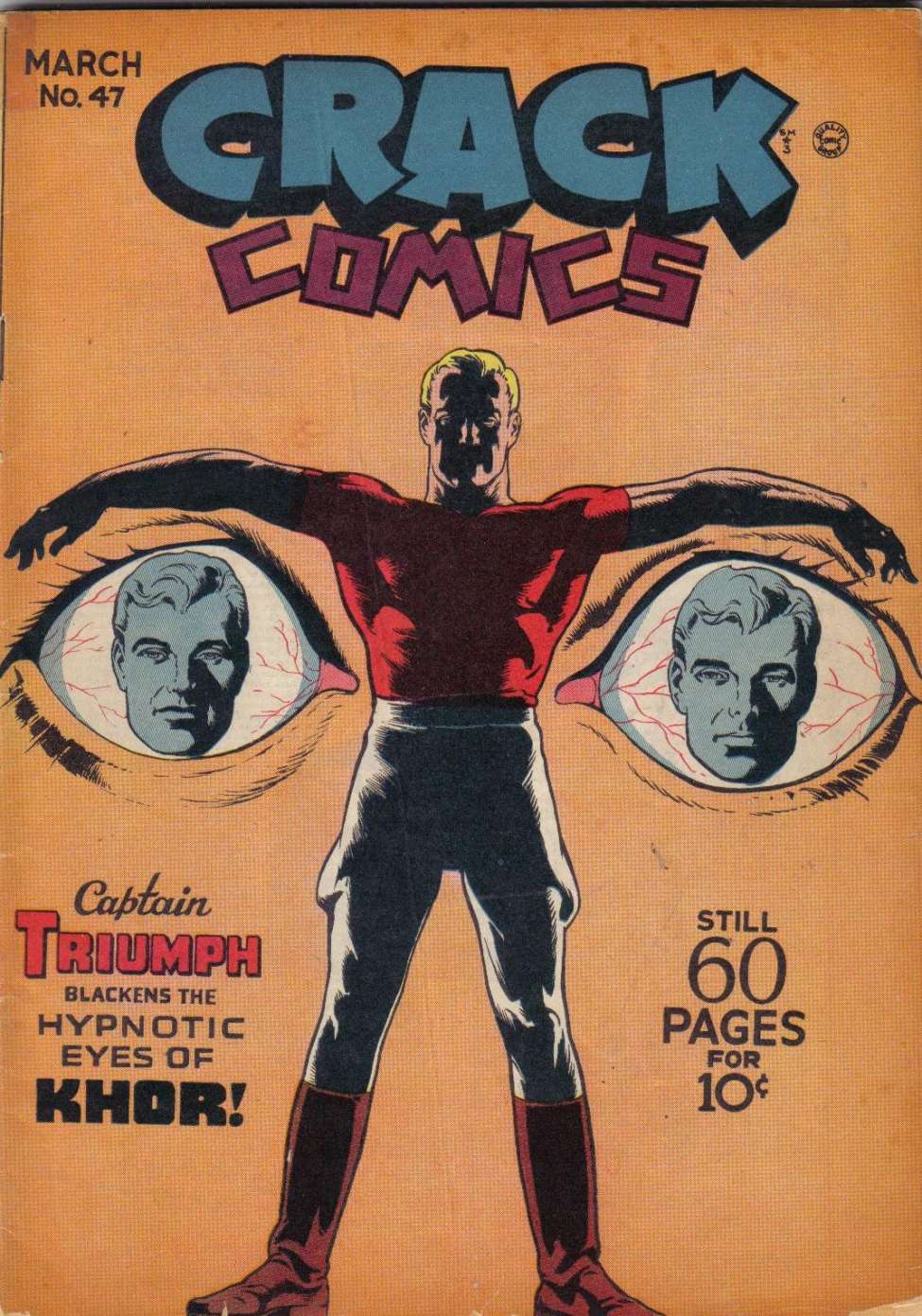 Comic Book Cover For Crack Comics 47 - Version 2