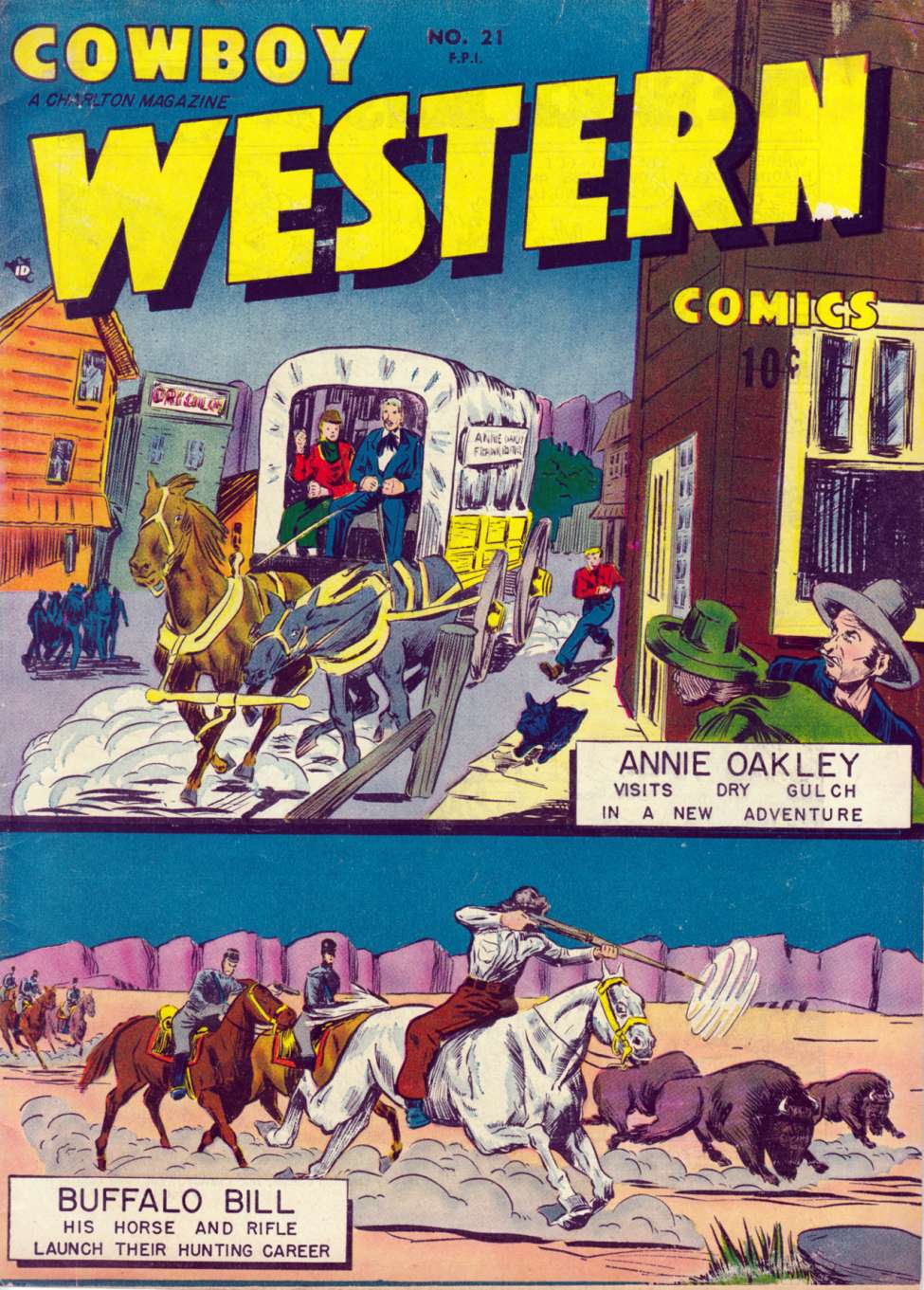 Comic Book Cover For Cowboy Western 21