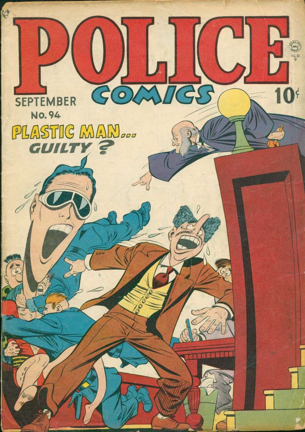 Comic Book Cover For Police Comics 94