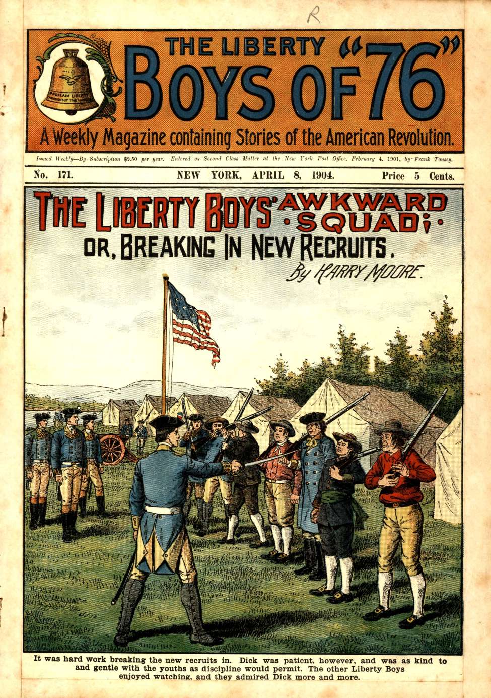 Book Cover For The Liberty Boys of 76 171 - The Liberty Boys' Awkward Squad