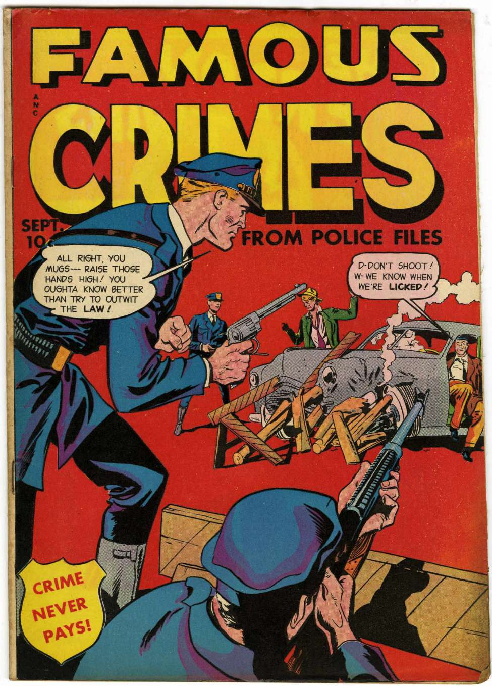 Comic Book Cover For Famous Crimes 13 - Version 2