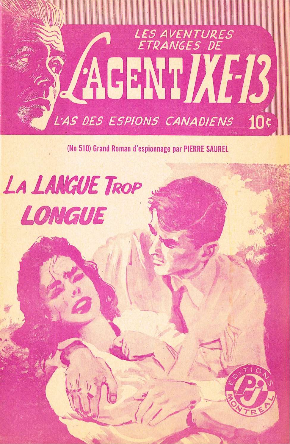 Book Cover For L'Agent IXE-13 v2 510 - La langue trop longue