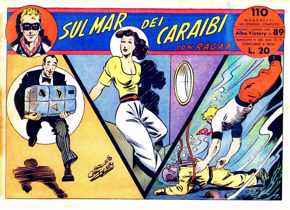 Comic Book Cover For Ragar 89 - Sul Mar Dei Caraibi