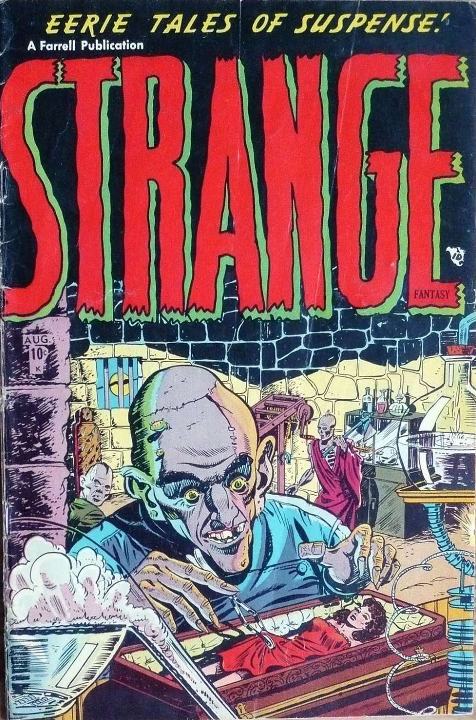 Comic Book Cover For Strange Fantasy 1 (digcam)