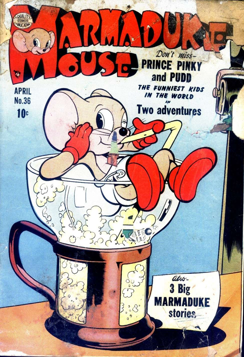 Comic Book Cover For Marmaduke Mouse 36 - Version 1