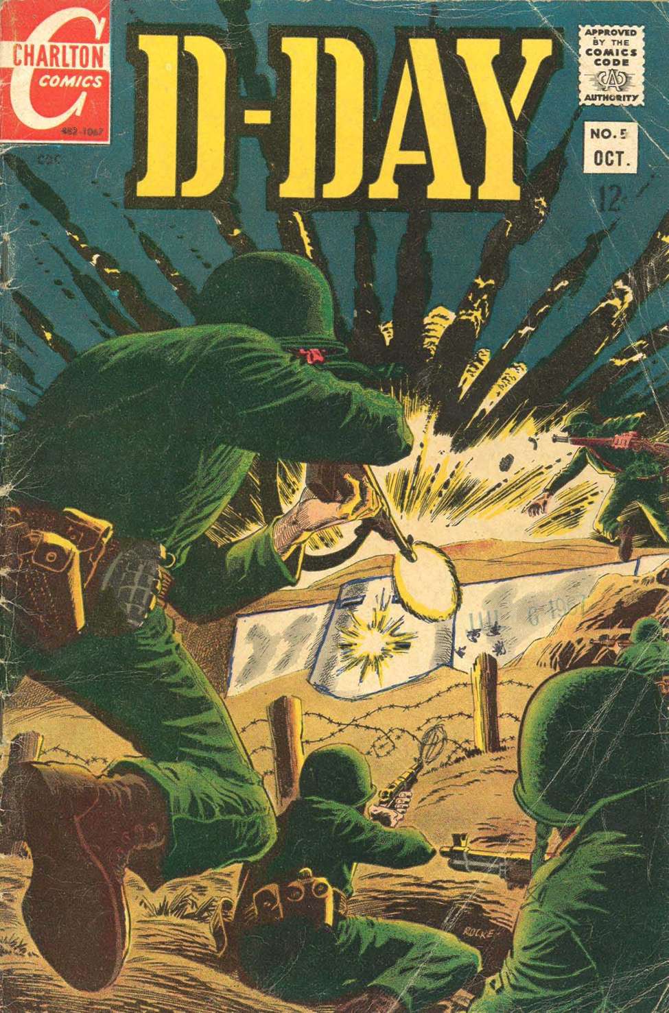 Comic Book Cover For D-Day 5