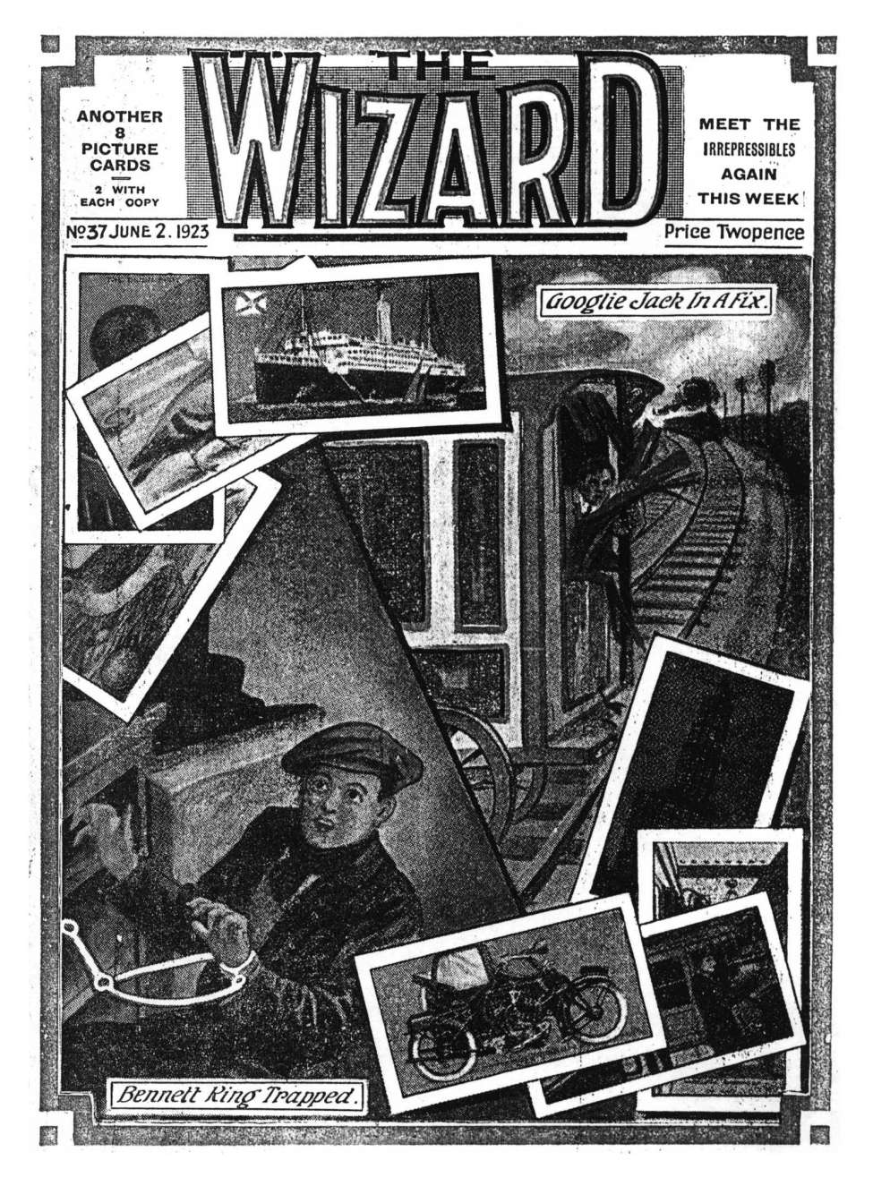 Comic Book Cover For The Wizard 37
