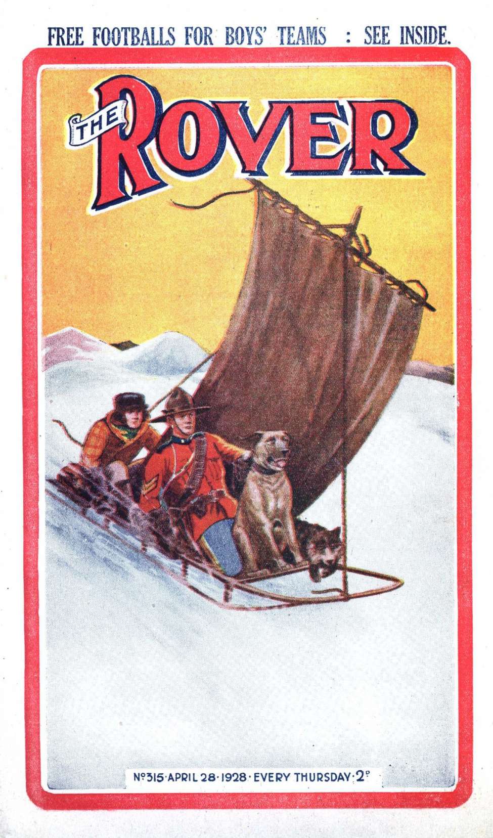 Comic Book Cover For The Rover 315