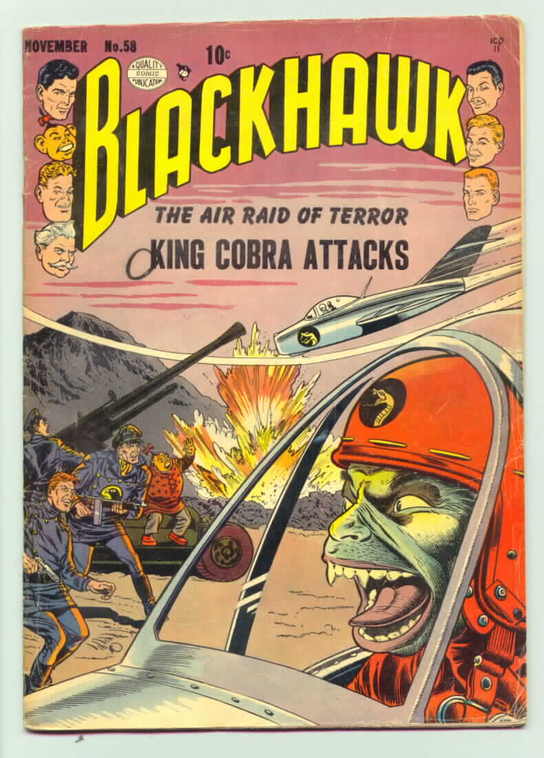 Comic Book Cover For Blackhawk 58 - Version 1